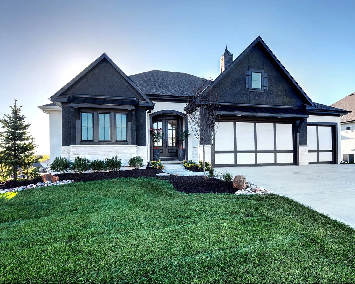 Custom Dusty Rhodes Homes Front Exterior In Kansas City 