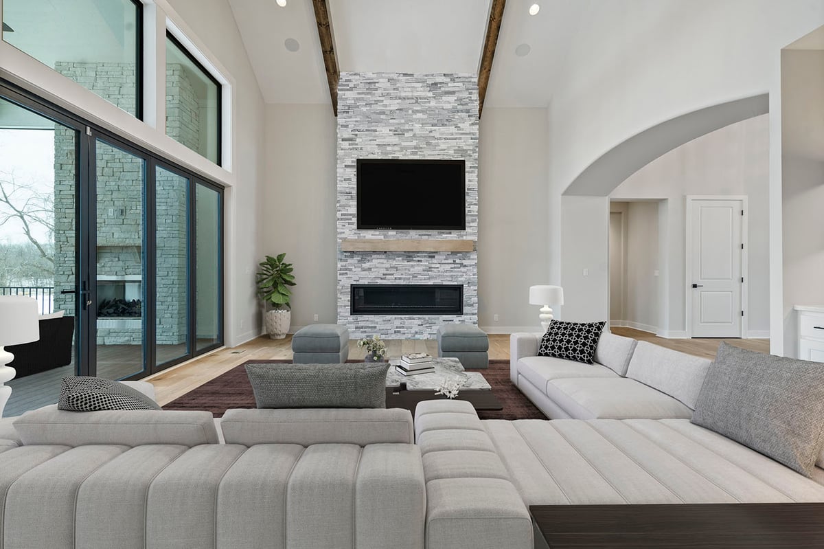 Modern Dusty Rhodes Home Custom Living Room